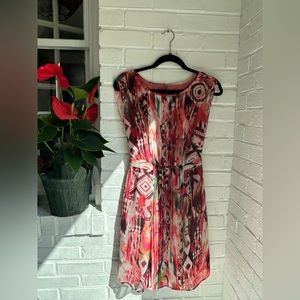 Fun print short dress size 2